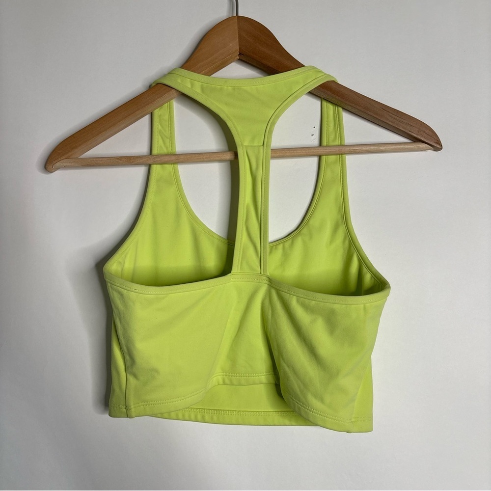 SETactive SportBody Sports Bra Lime Green size Small - Picture 3 of 4